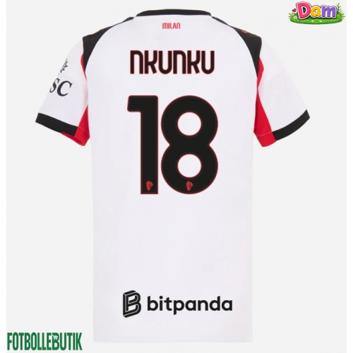 AC Milan Christopher Nkunku #18 Bortatröja Kvinnor 2025-26 Kortärmad